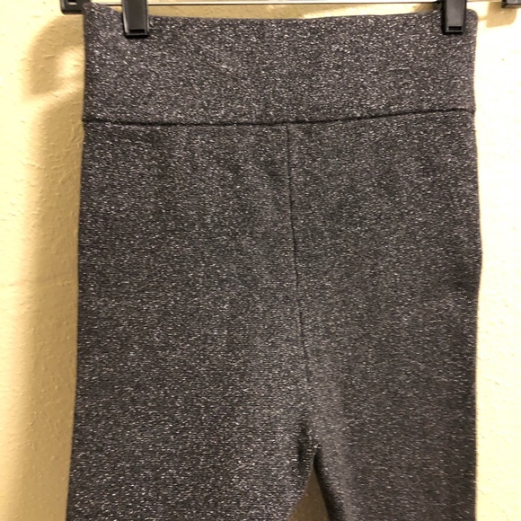 Express Sparkle Stretch Gray High Waist leggings S - Picture 5 of 9